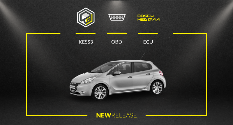 Bosch MED17.4.4 ECU: OBD support in KESS3 — Citroen and Peugeot