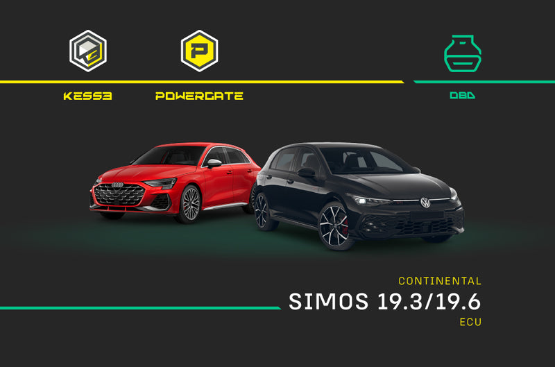 OBD access to the Continental SIMOS19.3 ECU via KESS3 — Audi, Cupra and Seat