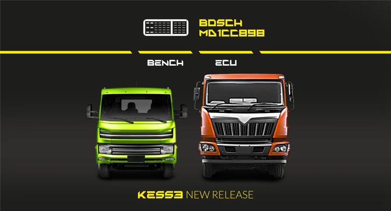 BENCH access to the Bosch DCU15C167 ECU via KESS3 — Mahindra and Volkswagen
