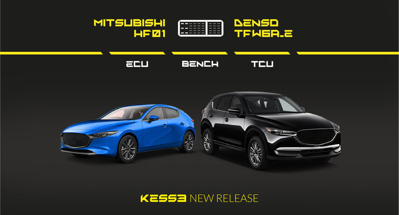 KESS3 adds BENCH for the Denso HF01 ECU — Mazda