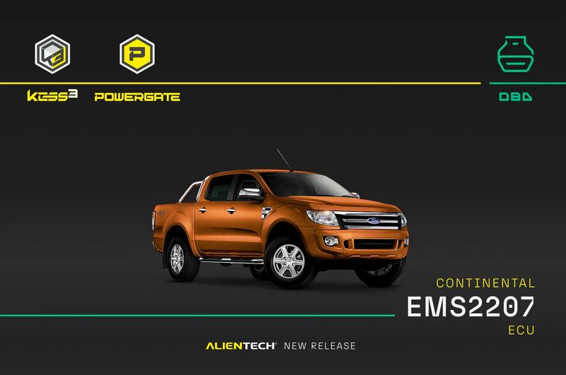 OBD VR access to the Continental EMS2207 ECU via KESS3 — Ford