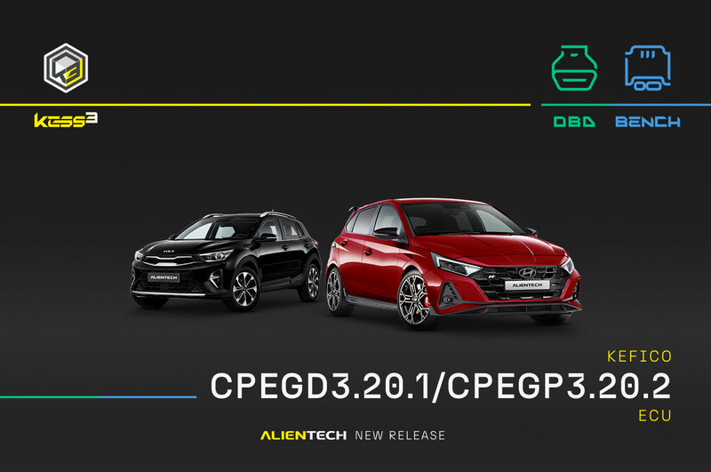 KESS3 adds BENCH and OBD for the Kefico CPEGD3.20.1 ECU — Hyundai and Kia