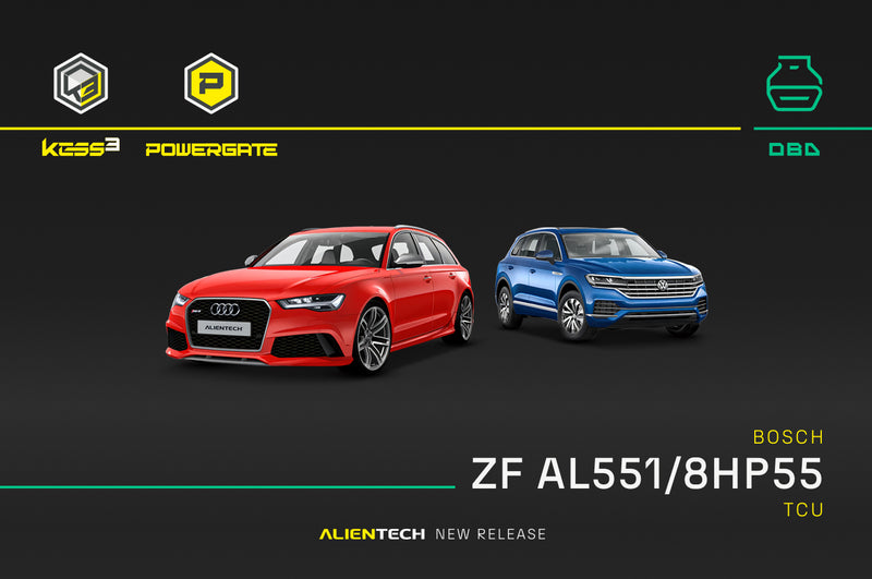OBD access to the Bosch AL551 TCU via KESS3 — Audi and Volkswagen