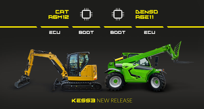 Delphi DCM2.7AP ECU now covered by KESS3 — Caterpillar, JCB and John Deere