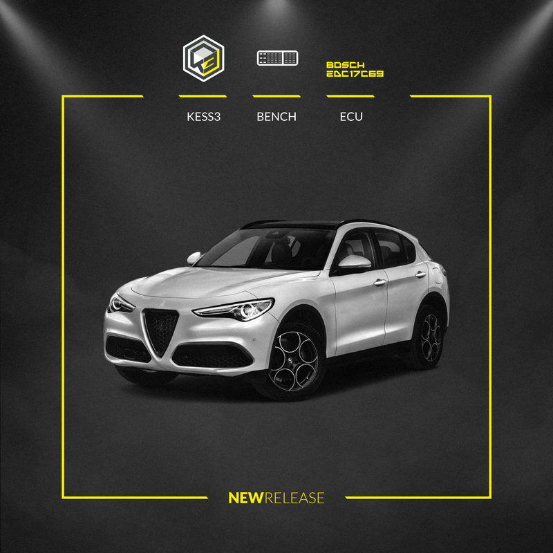 Bosch EDC17C69 ECU: BENCH support in KESS3 — Alfa Romeo