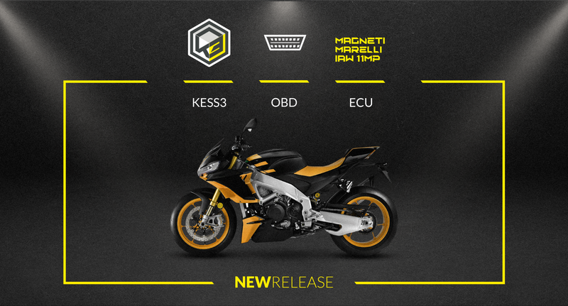 KESS3 adds OBD for the Bosch RSV4 ECU — Aprilia