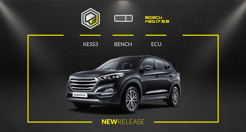 Bosch MG7 ECU: BENCH and BOOT support in KESS3 — Hyundai