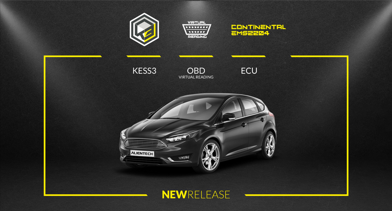 OBD access to the Continental EMS2204 ECU via KESS3 — Ford