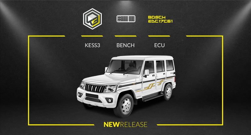 Bosch EDC17C61 ECU — BENCH now covered by KESS3 — Mahindra