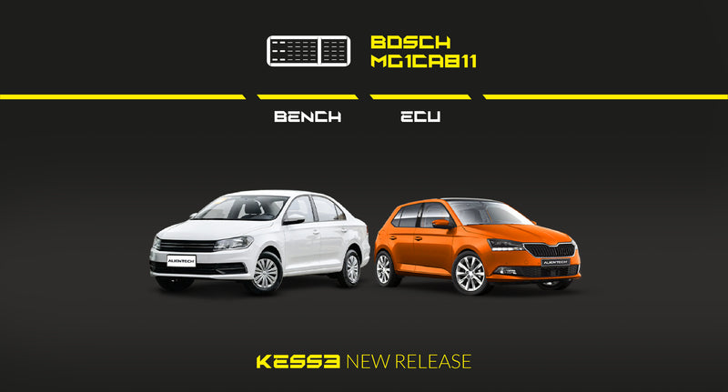 BENCH access to the Bosch MG1CA811 ECU via KESS3 — Skoda and Volkswagen