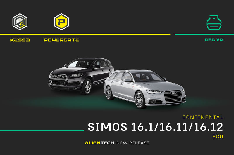 KESS3 adds OBD VR for the Continental SIMOS16. ECU — Audi