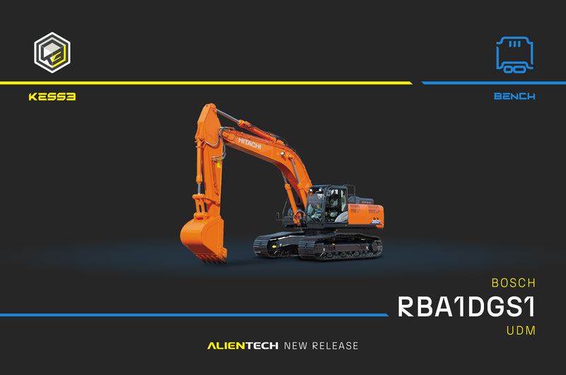 Bosch RBA1DGS1 UDM — BENCH now covered by KESS3 — Case IH, Hitachi and Kobelco