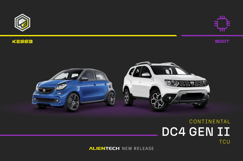 KESS3 adds BOOT for the Continental DC4 TCU — Dacia, Renault and Smart