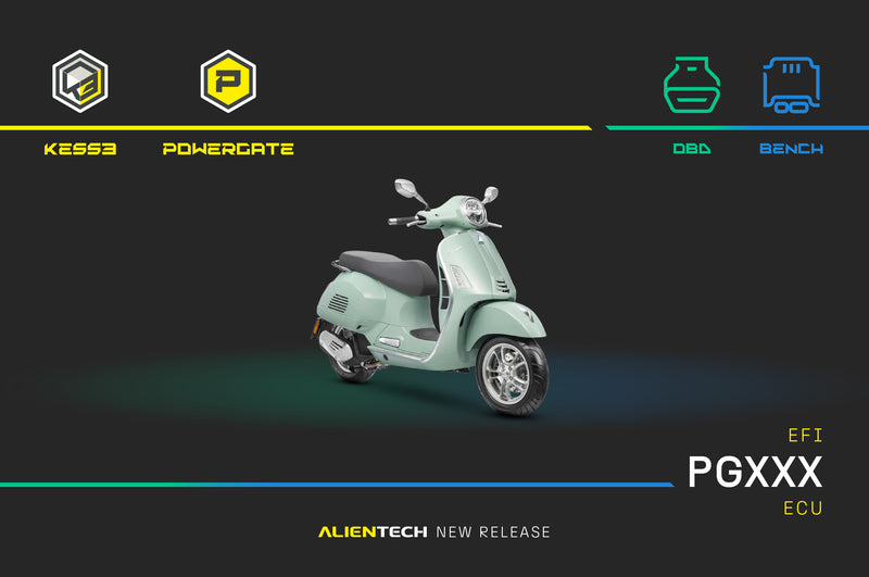 Marelli MP3 ECU — BENCH and OBD now covered by KESS3 — Piaggio and Vespa