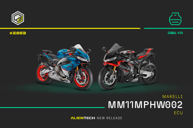 Marelli MM11MPHW002 ECU: OBD VR support in KESS3 — Aprilia and Moto Guzzi