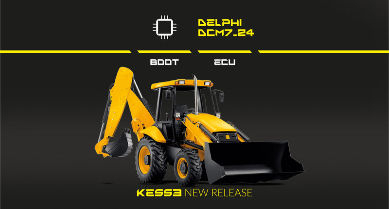Delphi DCM7.24 ECU: BOOT support in KESS3 — JCB