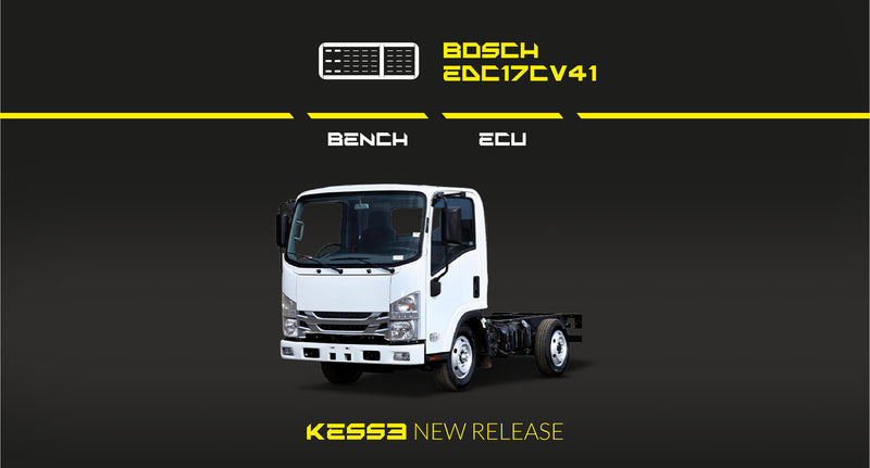 BENCH access to the Bosch EDC17CV41 ECU via KESS3 — Isuzu