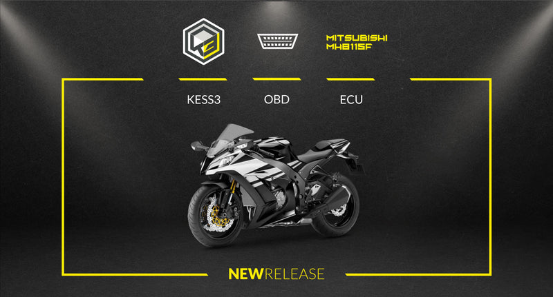 OBD access to the Magneti Marelli MH8115F ECU via KESS3 — Kawasaki