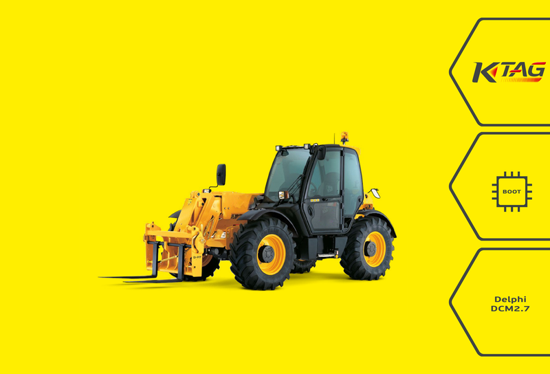 Delphi DCM2.7 ECU: BOOT support in K-TAG — JCB