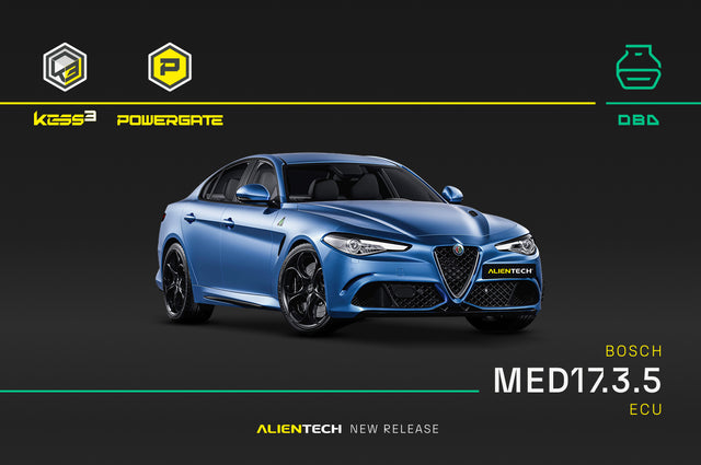 OBD access to the Bosch MED17.3.5 ECU via KESS3 — Alfa Romeo