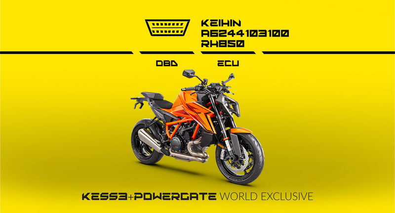 OBD access to the Keihin A6244103100 ECU via KESS3 — KTM