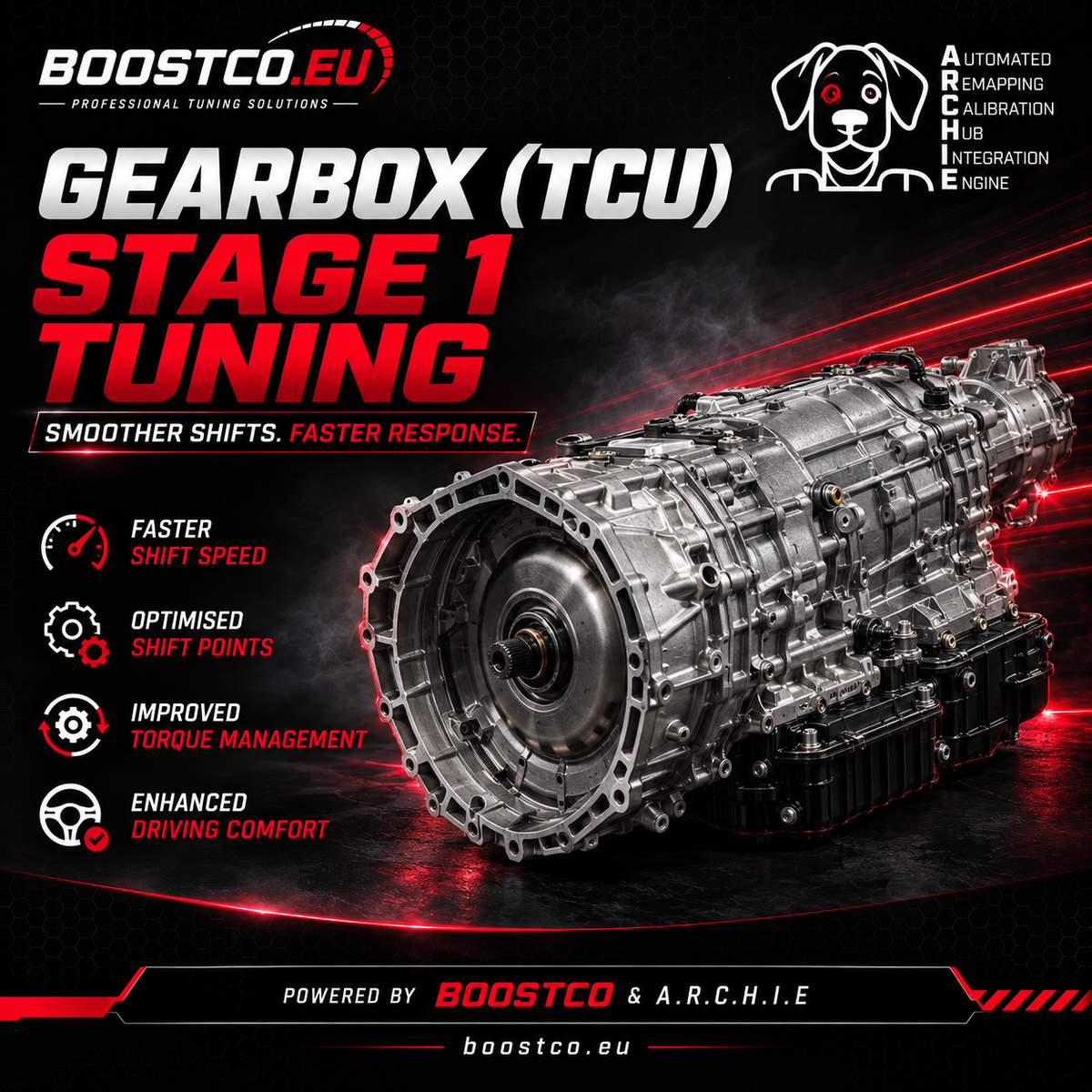 Remap tuning file - stage 1 (TCU) Gearbox Upgrade (Cars& LCV's)